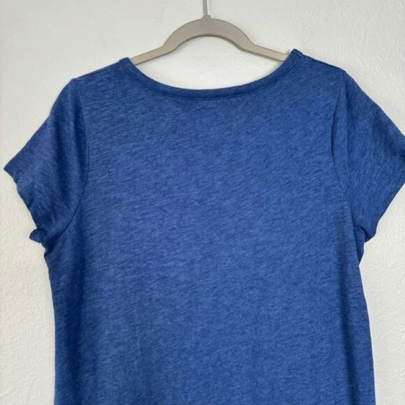 Boden slub knit colorblock short sleeve t-shirt dress 10 - Picture 7 of 11